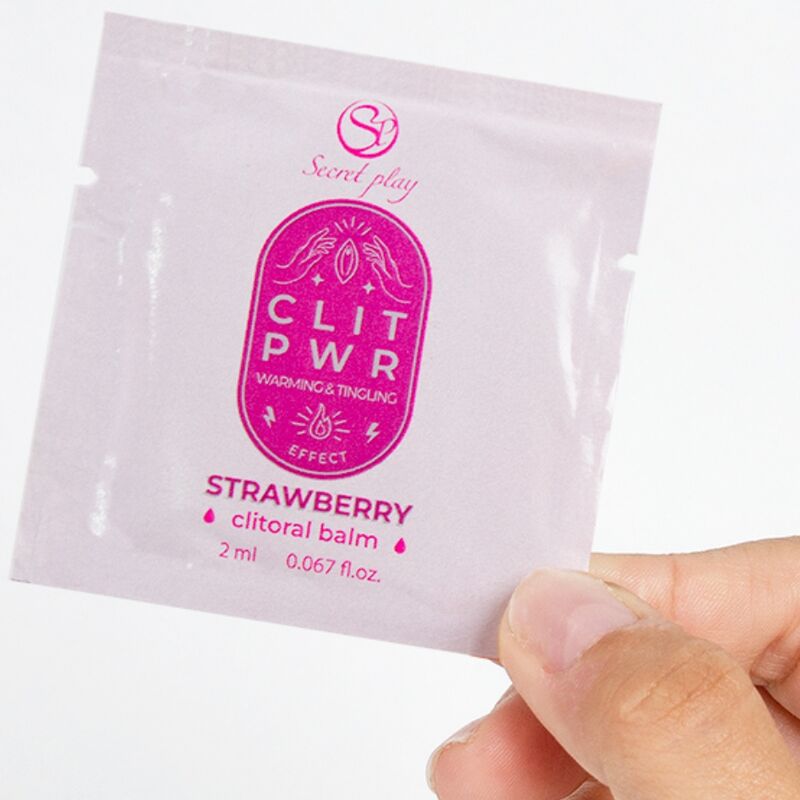 SECRETPLAY - STRAWBERRY SINGLE-DOSE LUBRICANT 2 ML