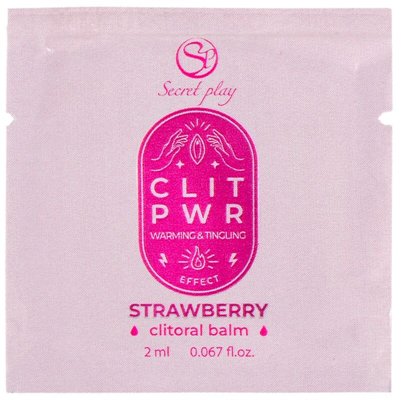 SECRETPLAY - STRAWBERRY SINGLE-DOSE LUBRICANT 2 ML