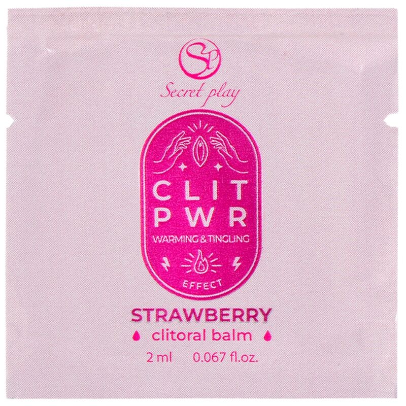 SECRETPLAY - LUBRIFICANTE MONODOSE ALLA FRAGOLA 2 ML - SECRETPLAY COSMETIC | Lingerie Harness Boutique