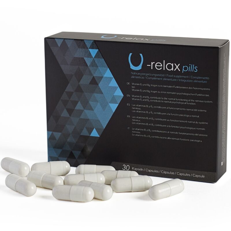 500 COSMETICS - CAPSULE U-RELAX RILASSAMENTO E RIDUZIONE DELL'ANSIA - 30 CAPSULE. - 500COSMETICS | Lingerie Harness Boutique