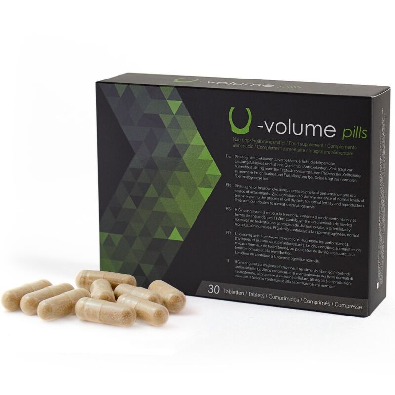 500 COSMETICS - U-VOLUME AUMENTA LA QUALITÀ E LA QUANTITÀ DELLO SPERMA - 30 CAPSULE - 500COSMETICS | Lingerie Harness Boutique