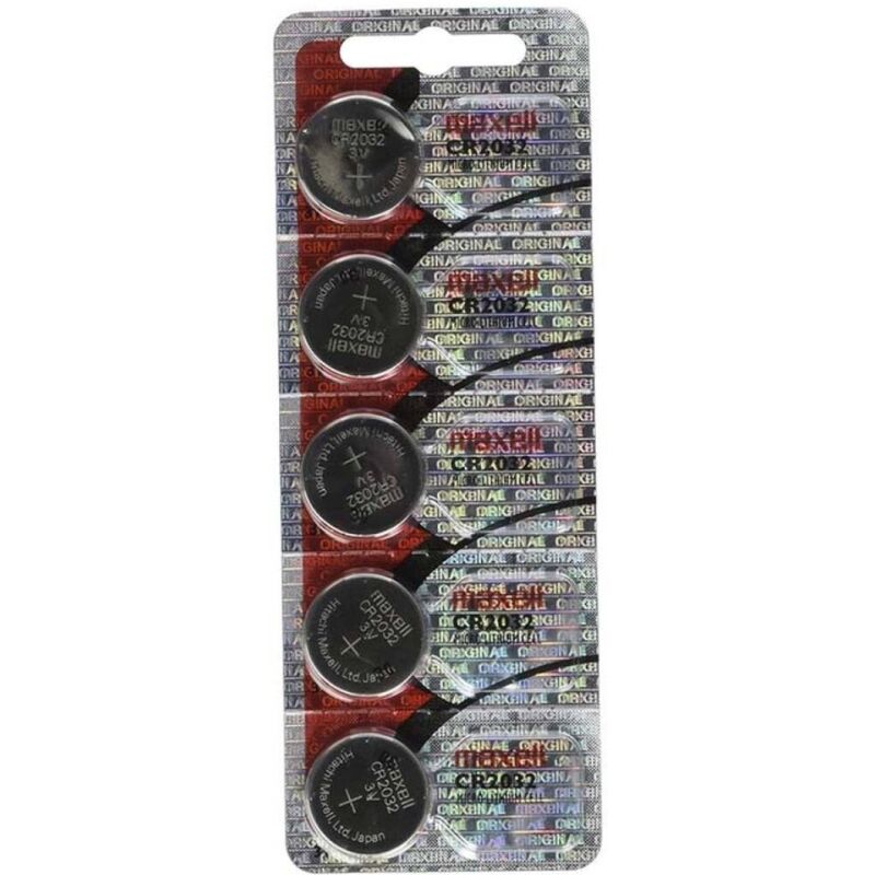 MAXELL - BATTERIA LITIO CR2032 3V - 5 UNITÀ - MAXELL | Lingerie Harness Boutique