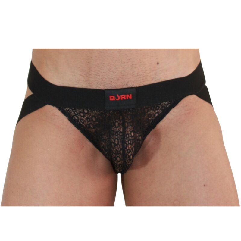 BURN - 005 JOCK LINGERIE BLACK S