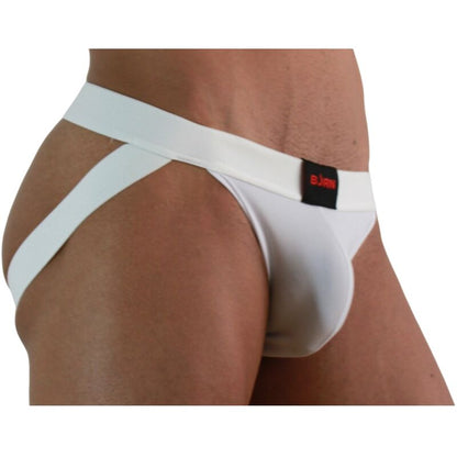 BURN - 007 JOCK LYCRA BIANCO XL - BURN | Lingerie Harness Boutique