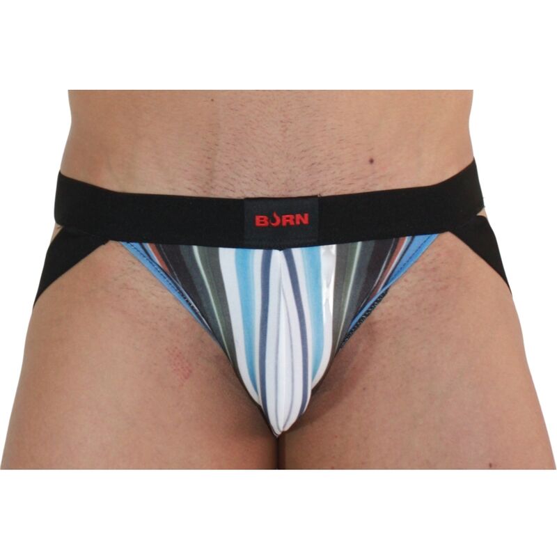 BURN - 009 MULTICOLOR JOCK / BLACK S