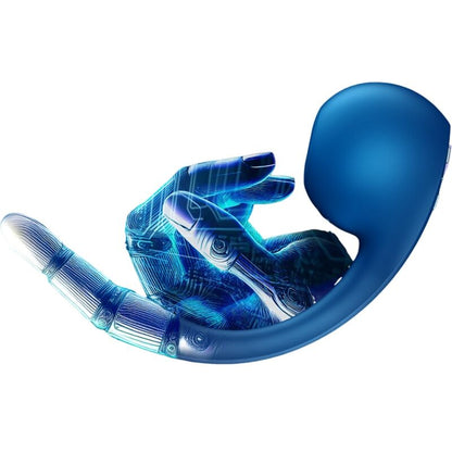 SATISFYER - PRO+ WAVE 4 STIMOLATORE PUNTO G E AIR PULSE APP GRATUITA BLU SCURO - SATISFYER AIR PULSE | Lingerie Harness Boutique