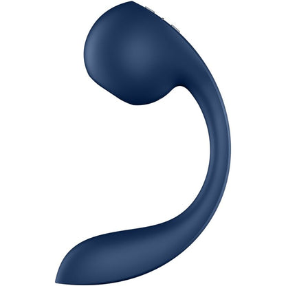 SATISFYER - PRO+ WAVE 4 STIMOLATORE PUNTO G E AIR PULSE APP GRATUITA BLU SCURO - SATISFYER AIR PULSE | Lingerie Harness Boutique