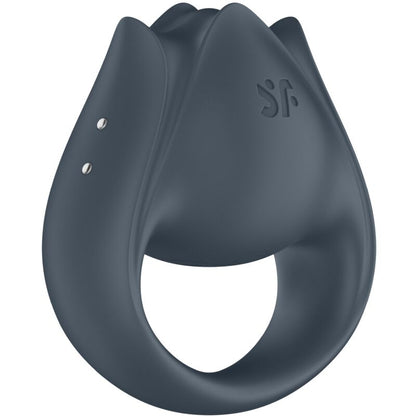 SATISFYER - PERFECT PAIR 2 MULTIVIBRATORE 2 IN 1 ANELLO PER PENE E STIMOLATORE PER DITA GRIGIO - SATISFYER PARTNER | Lingerie Harness Boutique
