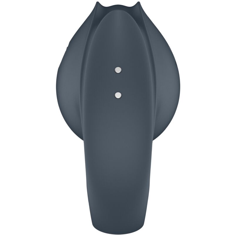 SATISFYER - PERFECT PAIR 2 MULTIVIBRATORE 2 IN 1 ANELLO PER PENE E STIMOLATORE PER DITA GRIGIO - SATISFYER PARTNER | Lingerie Harness Boutique