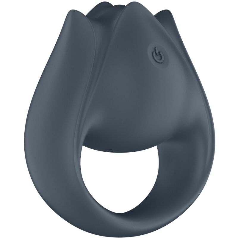 SATISFYER - PERFECT PAIR 2 MULTIVIBRATORE 2 IN 1 ANELLO PER PENE E STIMOLATORE PER DITA GRIGIO - SATISFYER PARTNER | Lingerie Harness Boutique