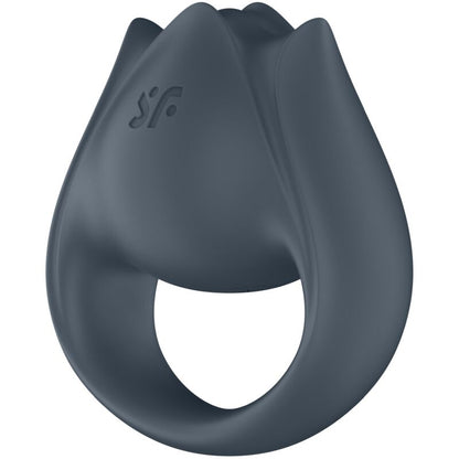 SATISFYER - PERFECT PAIR 2 MULTIVIBRATORE 2 IN 1 ANELLO PER PENE E STIMOLATORE PER DITA GRIGIO - SATISFYER PARTNER | Lingerie Harness Boutique