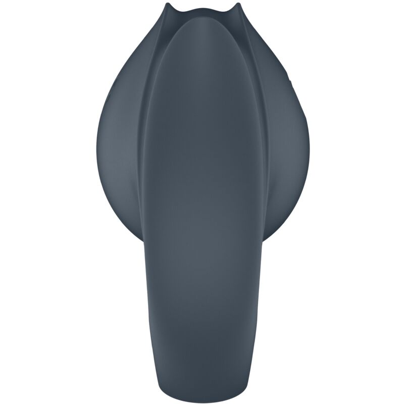 SATISFYER - PERFECT PAIR 2 MULTIVIBRATORE 2 IN 1 ANELLO PER PENE E STIMOLATORE PER DITA GRIGIO - SATISFYER PARTNER | Lingerie Harness Boutique