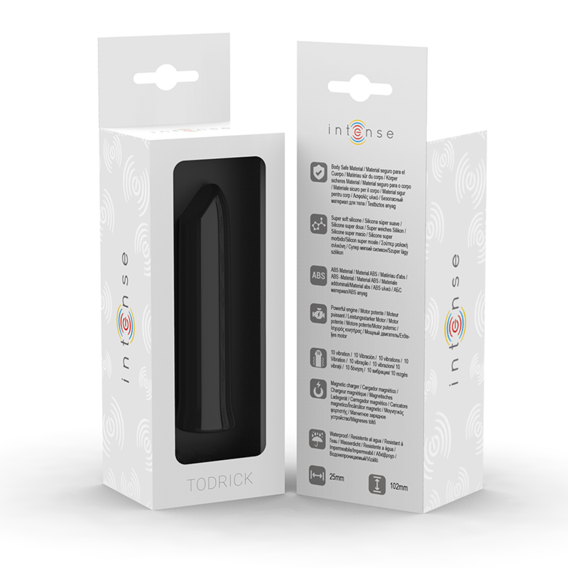 INTENSE - TODRICK BLACK PROIETTILE STIMOLANTE CLITORIDEO - INTENSE FUN | Lingerie Harness Boutique