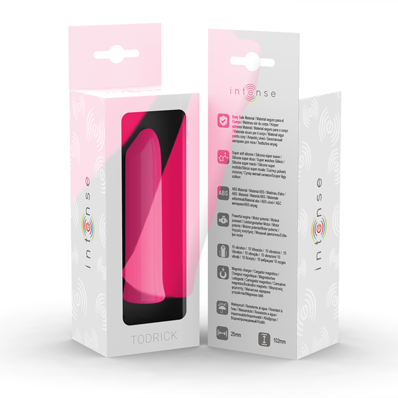 INTENSE - TODRICK ROSA PROIETTILE STIMOLANTE CLITORIDEO - INTENSE FUN | Lingerie Harness Boutique