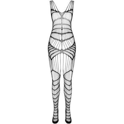 PASSION - BS 102 BODYSTOCKING NERO TAGLIA UNICA - PASSION WOMAN BODYSTOCKINGS | Lingerie Harness Boutique
