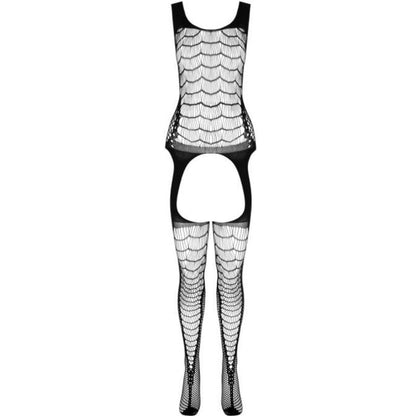 PASSION - BS 104 BODYSTOCKING NERO TAGLIA UNICA - PASSION WOMAN BODYSTOCKINGS | Lingerie Harness Boutique