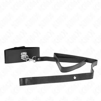 KINK - COLLANA CON CINTURA 116 CM MODELLO 2 REGOLABILE 36-43 CM X 5 CM - KINK COLLAR & GAG | Lingerie Harness Boutique