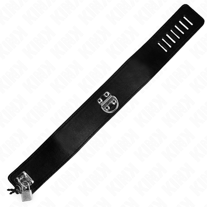 KINK - COLLANA CON CINTURA 116 CM MODELLO 2 REGOLABILE 36-43 CM X 5 CM - KINK COLLAR & GAG | Lingerie Harness Boutique