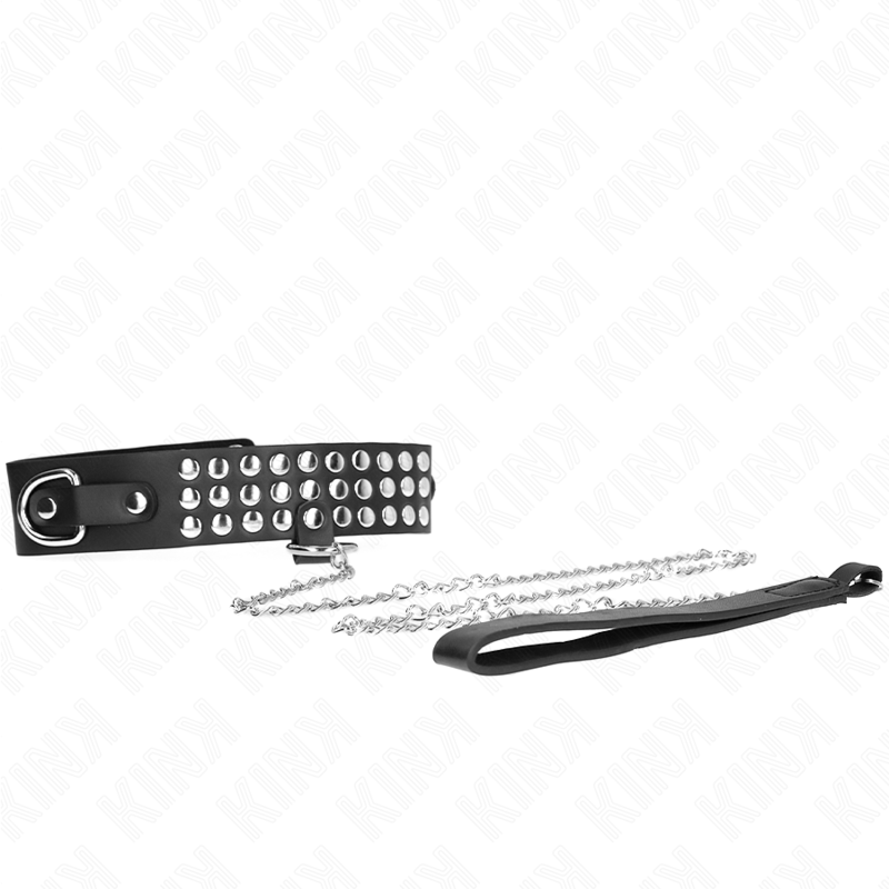 KINK - COLLANA CON CINTURINO 65 CM CON LUCIDI REGOLABILE 37-42 CM X 5,3 CM - Lingerie Harness Boutique | Lingerie Harness Boutique