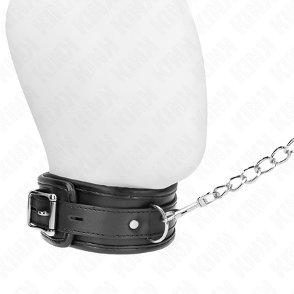 KINK - COLLARE MODELLO BASE CON GUINZAGLIO 65 CM MODELLO 1 53 X 6 CM - KINK COLLAR & GAG | Lingerie Harness Boutique
