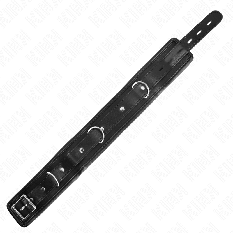 KINK - COLLARE MODELLO BASE CON GUINZAGLIO 65 CM MODELLO 1 53 X 6 CM - KINK COLLAR & GAG | Lingerie Harness Boutique