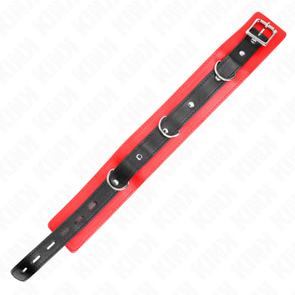 KINK - COLLAR WITH BELT 65 CM WITH RED STRAP 54 X 4.5 CM