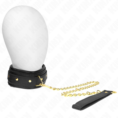 KINK - COLLANA CON CINTURINO IN SIMILPELLE SPUGNA MODELLO 1 REGOLABILE 37-54 CM X 3 CM - KINK COLLAR & GAG | Lingerie Harness Boutique