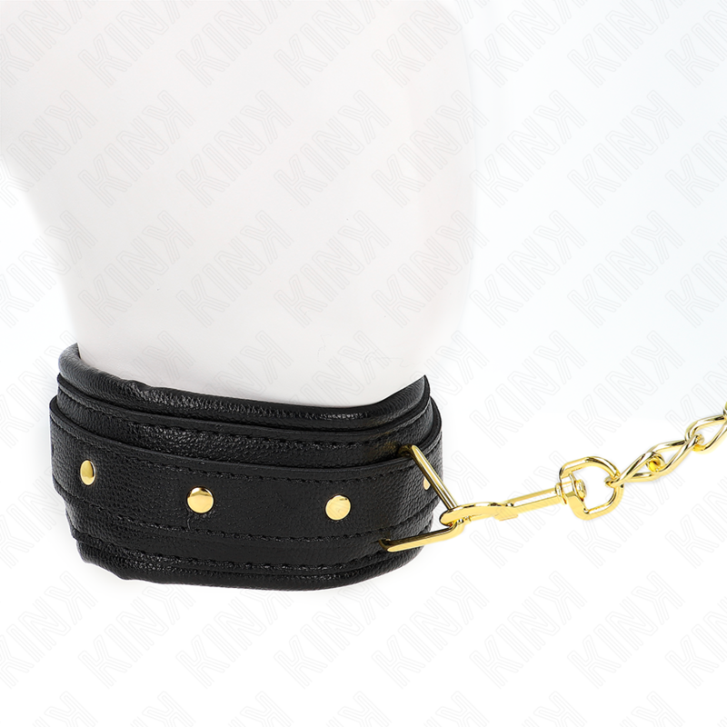 KINK - COLLANA CON CINTURINO IN SIMILPELLE SPUGNA MODELLO 1 REGOLABILE 37-54 CM X 3 CM - KINK COLLAR & GAG | Lingerie Harness Boutique