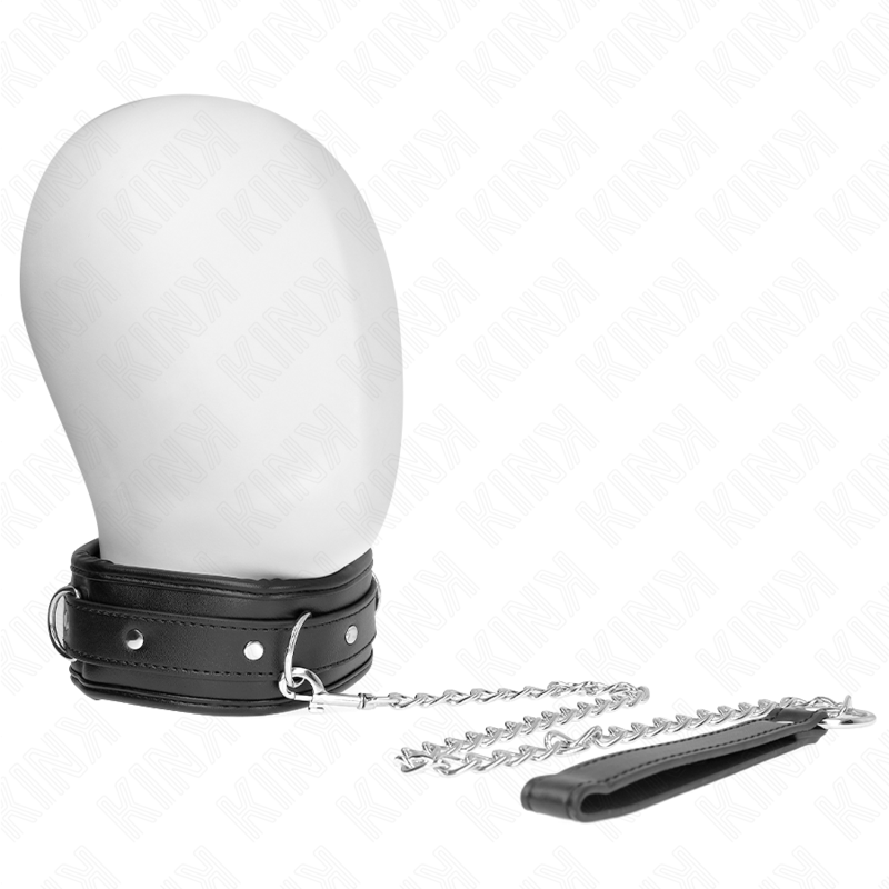 KINK - COLLANA CON CINTURINO IN SIMILPELLE SPUGNA MODELLO 3 REGOLABILE 37-54 CM X 3 CM - KINK COLLAR & GAG | Lingerie Harness Boutique