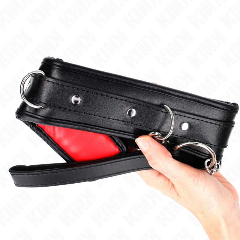 KINK - COLLANA CON CINTURINO IN SIMILPELLE SPUGNA MODELLO 3 REGOLABILE 37-54 CM X 3 CM - Lingerie Harness Boutique | Lingerie Harness Boutique