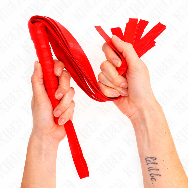 KINK - FRUSTA CODA LARGA ROSSA 48,5 CM - KINK IMPACT & TOUCH | Lingerie Harness Boutique