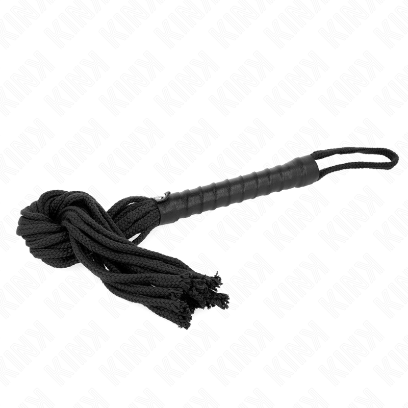 KINK - FRUSTA IN CORDA NERA 56 CM - KINK IMPACT & TOUCH | Lingerie Harness Boutique