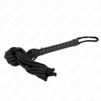 KINK - FRUSTA IN CORDA NERA 56 CM - KINK IMPACT & TOUCH | Lingerie Harness Boutique
