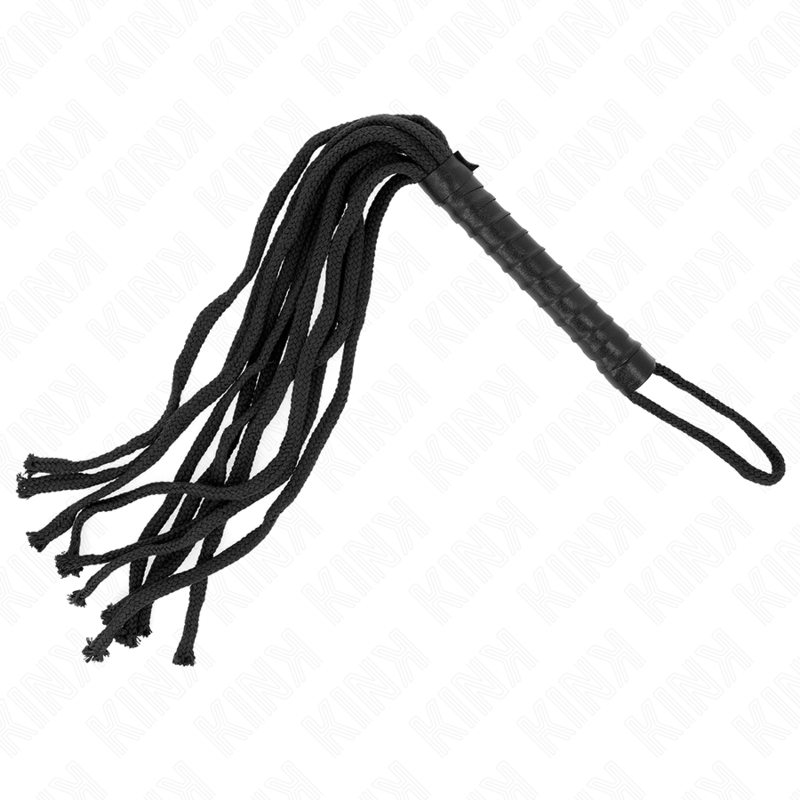 KINK - FRUSTA IN CORDA NERA 56 CM - KINK IMPACT & TOUCH | Lingerie Harness Boutique