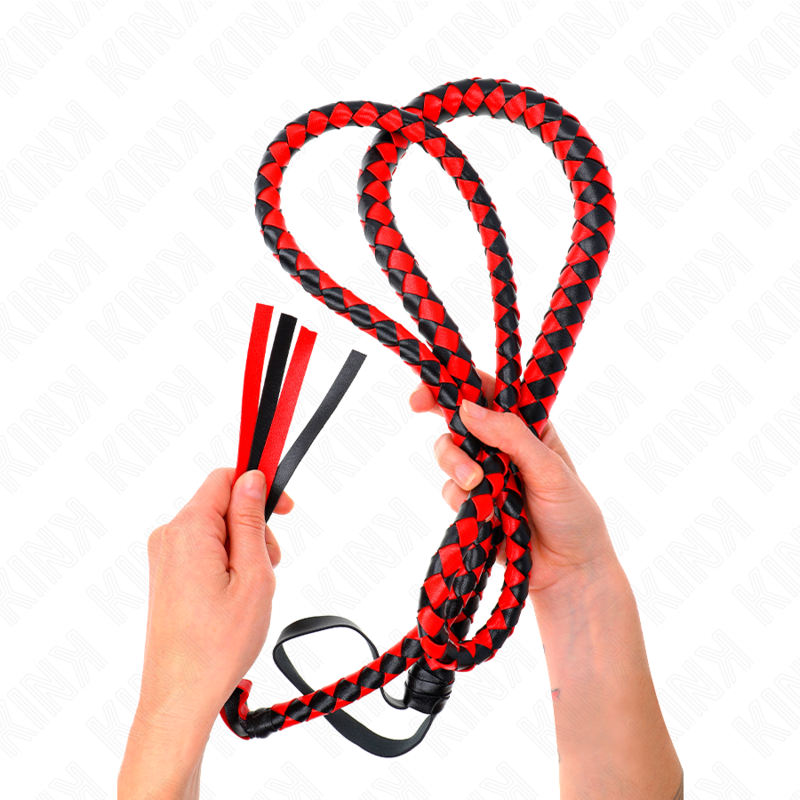 KINK - FRUSTA SERPENTE LUNGA ROSSA 210 CM - KINK IMPACT & TOUCH | Lingerie Harness Boutique