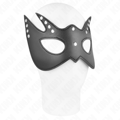 KINK - MASCHERA PIPISTRELLO CON RIVETTI 23 x 15 CM - KINK MASKED ALLURE | Lingerie Harness Boutique