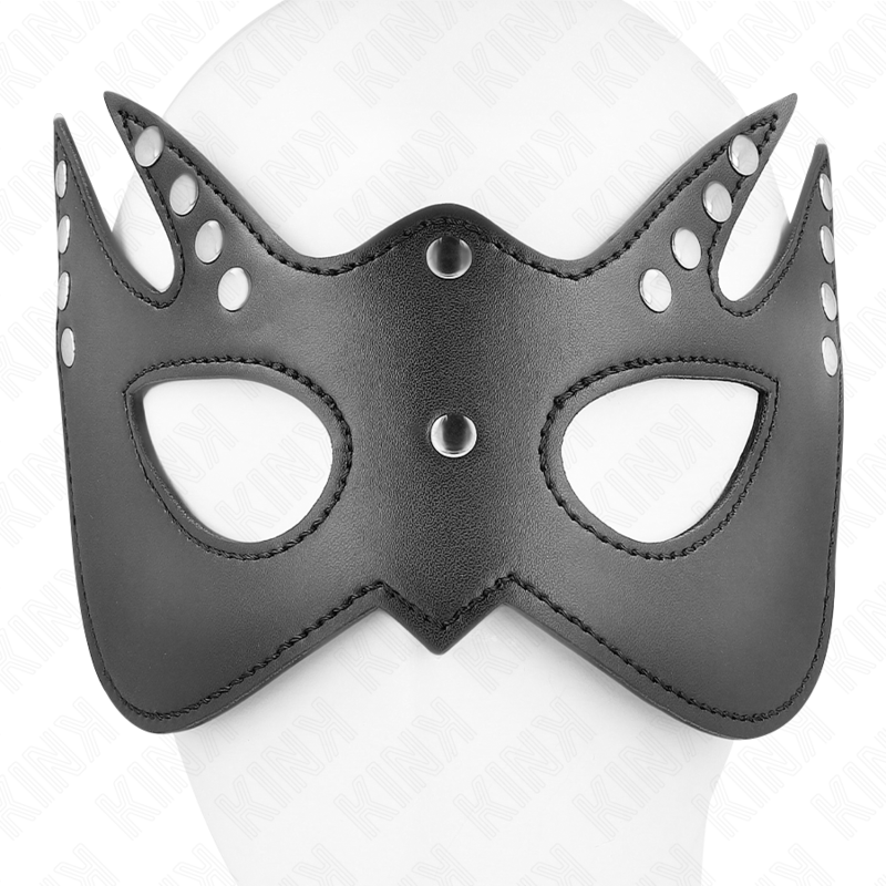 KINK - MASCHERA PIPISTRELLO CON RIVETTI 23 x 15 CM - KINK MASKED ALLURE | Lingerie Harness Boutique