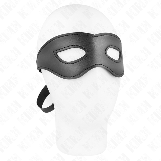 KINK - MASCHERA IN SIMILPELLE MODELLO 1 30 x 7 CM - KINK MASKED ALLURE | Lingerie Harness Boutique