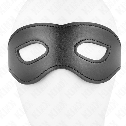 KINK - MASCHERA IN SIMILPELLE MODELLO 1 30 x 7 CM - KINK MASKED ALLURE | Lingerie Harness Boutique
