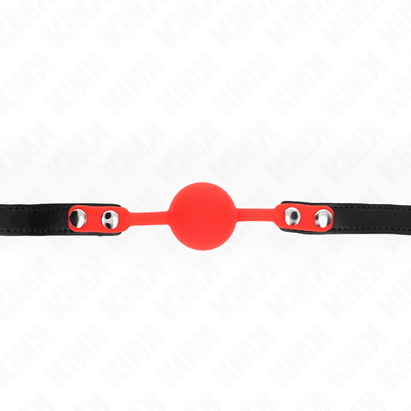 KINK - BALLA IN SILICONE 4 CM CON SERRATURA 60 x 2 CM - KINK COLLAR & GAG | Lingerie Harness Boutique