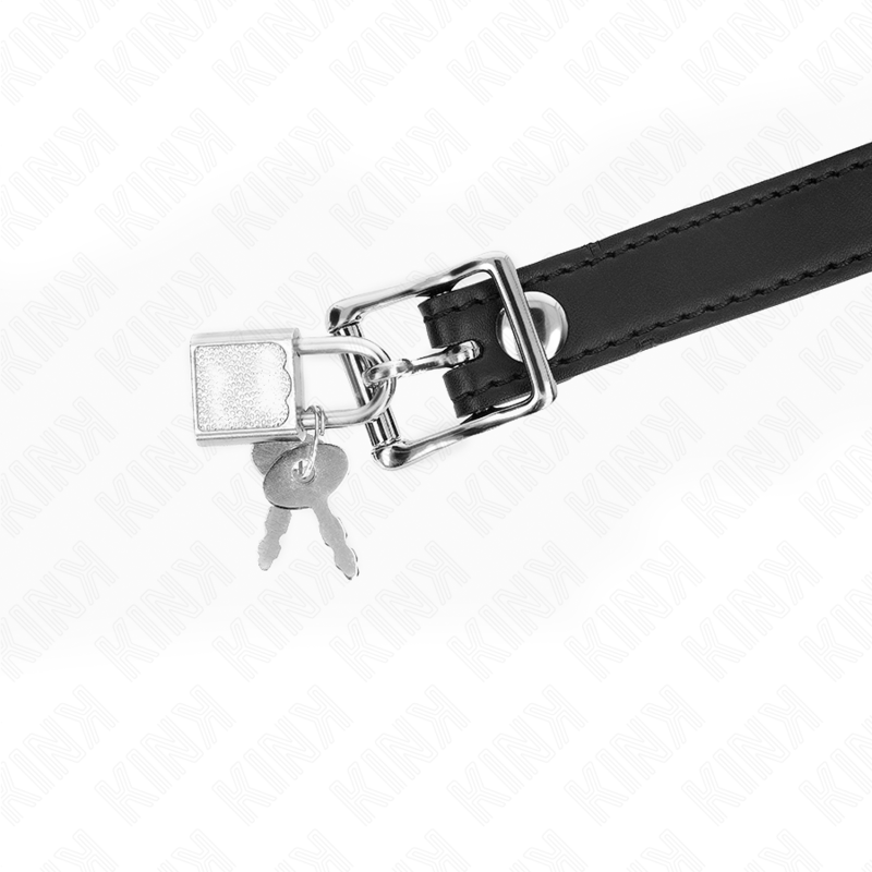 KINK - BALLA IN SILICONE 4 CM CON SERRATURA 60 x 2 CM - KINK COLLAR & GAG | Lingerie Harness Boutique