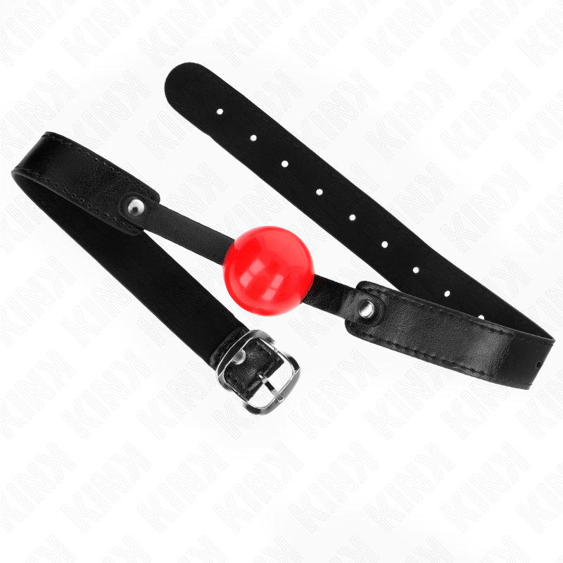 KINK - PALLA MORBIDA IN TPE 4 CM MODELLO GAG 1 66 x 2,5 CM REGOLABILE 41-61 CM - KINK COLLAR & GAG | Lingerie Harness Boutique