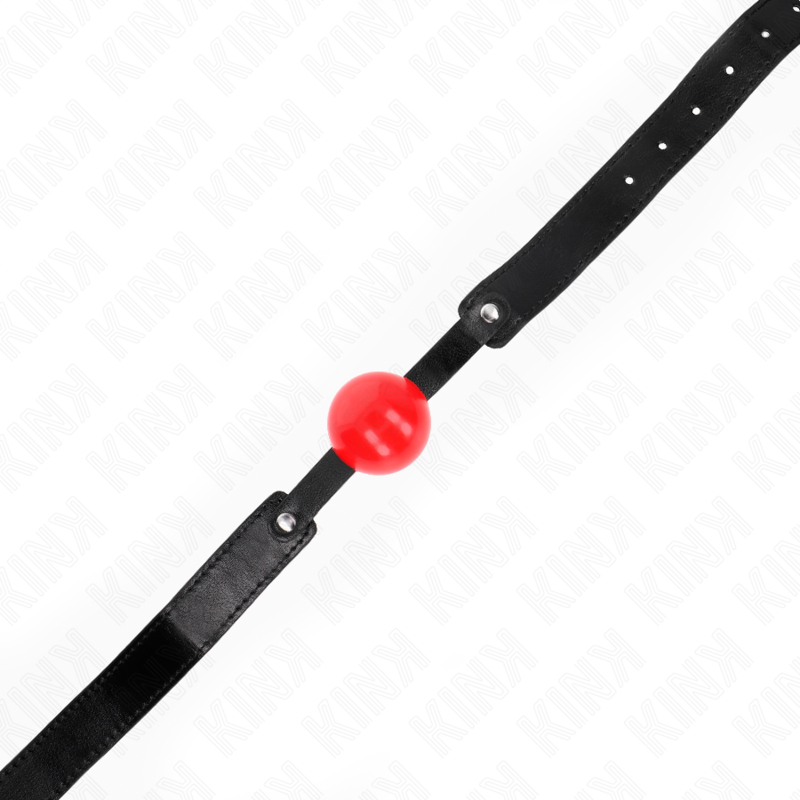 KINK - PALLA MORBIDA IN TPE 4 CM MODELLO GAG 1 66 x 2,5 CM REGOLABILE 41-61 CM - KINK COLLAR & GAG | Lingerie Harness Boutique