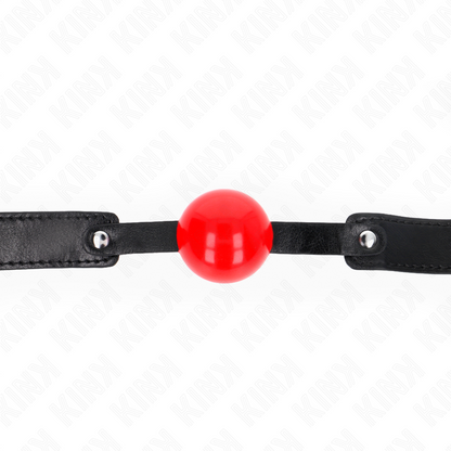 KINK - PALLA MORBIDA IN TPE 4 CM MODELLO GAG 1 66 x 2,5 CM REGOLABILE 41-61 CM - KINK COLLAR & GAG | Lingerie Harness Boutique