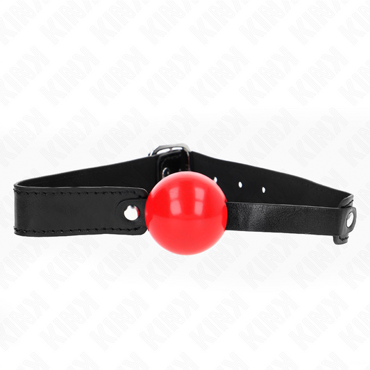 KINK - PALLA MORBIDA IN TPE 4 CM MODELLO GAG 1 66 x 2,5 CM REGOLABILE 41-61 CM - KINK COLLAR & GAG | Lingerie Harness Boutique