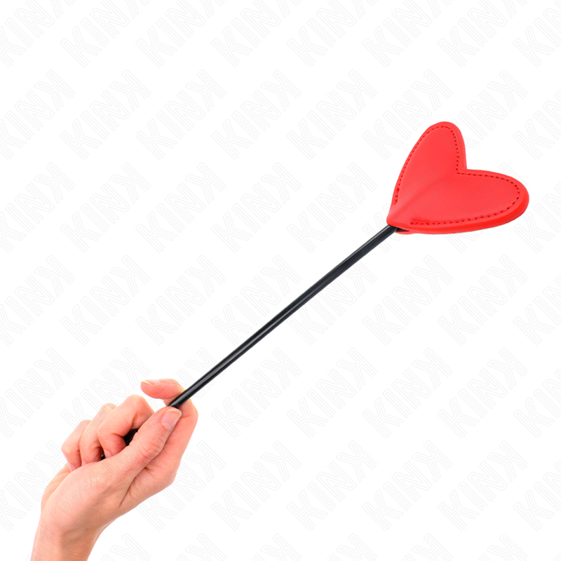 KINK - PALETTE A FORMA DI CUORE ROSSO 33 X 10 CM - KINK IMPACT & TOUCH | Lingerie Harness Boutique