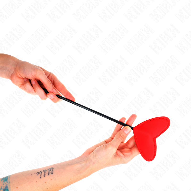 KINK - PALETTE A FORMA DI CUORE ROSSO 33 X 10 CM - KINK IMPACT & TOUCH | Lingerie Harness Boutique