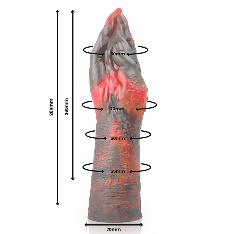 EPIC - LILITH DILDO MALVAGIO DEMONE L - EPIC | Lingerie Harness Boutique