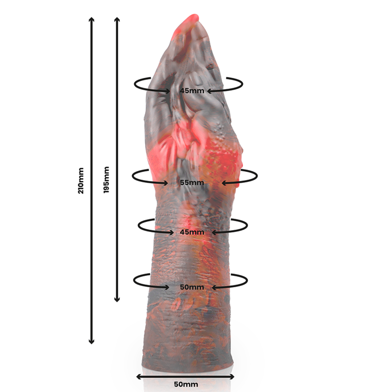 EPIC - LILITH DILDO MALVAGIO DEMONE M - EPIC | Lingerie Harness Boutique