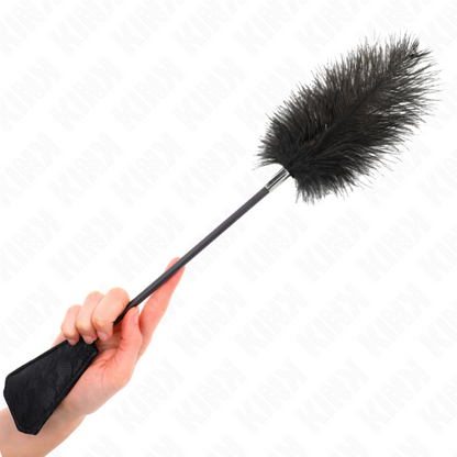 KINK - PIUME DI STRUZZO PER SOLLETICO CON PIZZO PALLET 56 CM - Lingerie Harness Boutique | Lingerie Harness Boutique